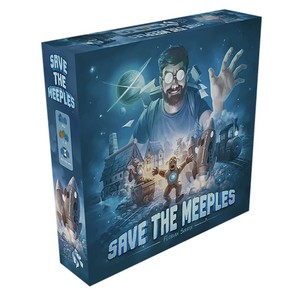 Dude Games, Save The Meeples Board Game (Multilingual), New