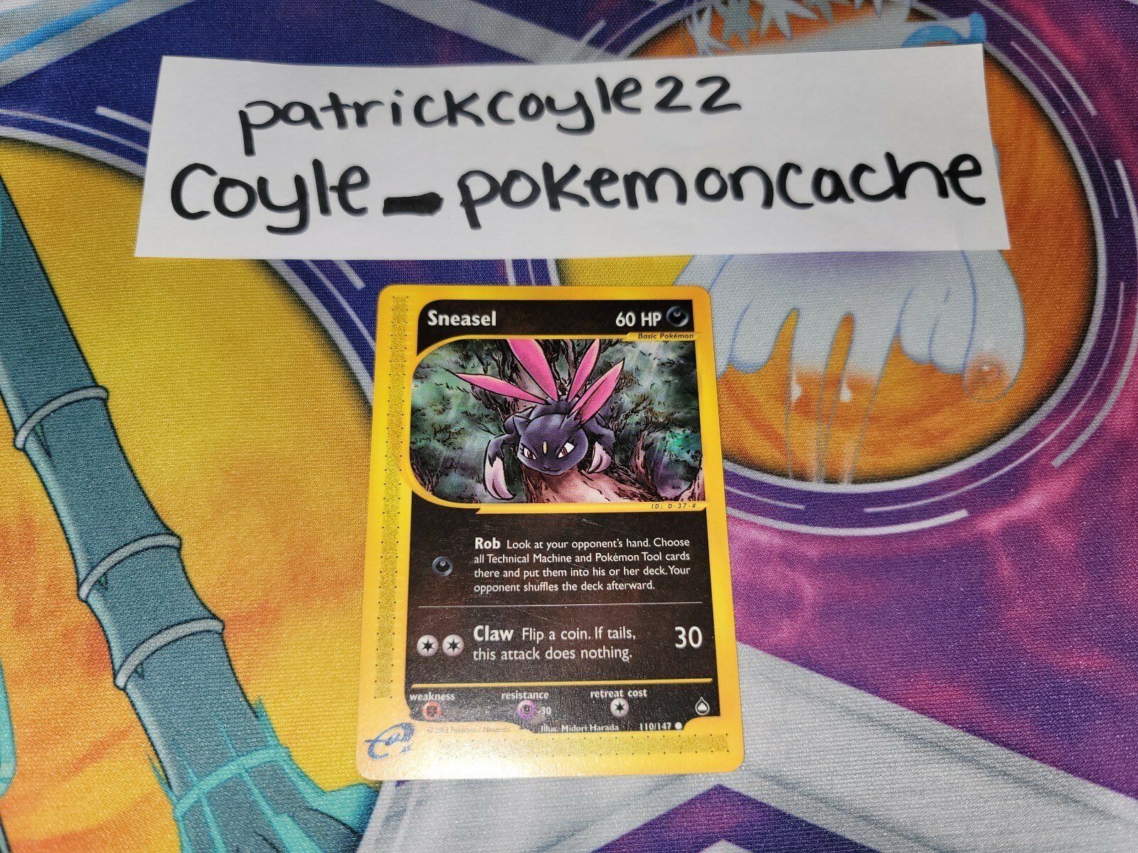 Sneasel Common Aquapolis 110/147 NM