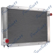 Universal Full Aluminum 3 Rows Radiator Fit Airboat 31''W x 21''H 209000 Fongoff