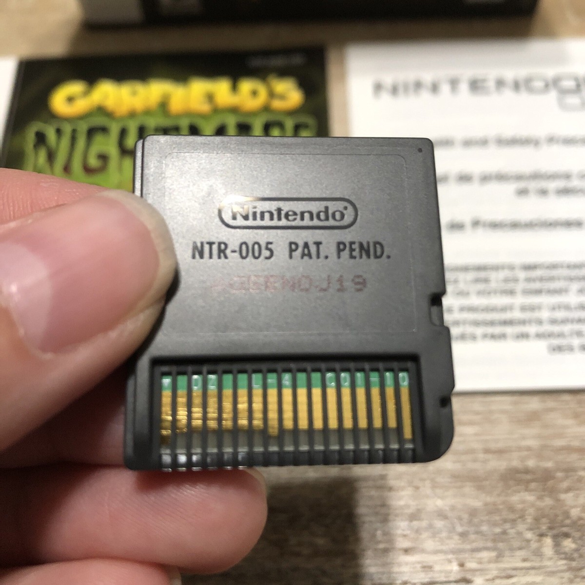 Garfield's Nightmare (Nintendo DS, 2007) Complete , Original