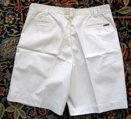 Eddie Bauer Shorts, 38 Tall, Cream/Light Tan Cotton, 10" Inseam - Picture 3 of 3