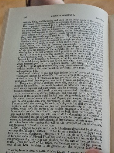 History Of The Reign Of Charles The Fifth In One Volume - Prescott - Imagen 5 de 5