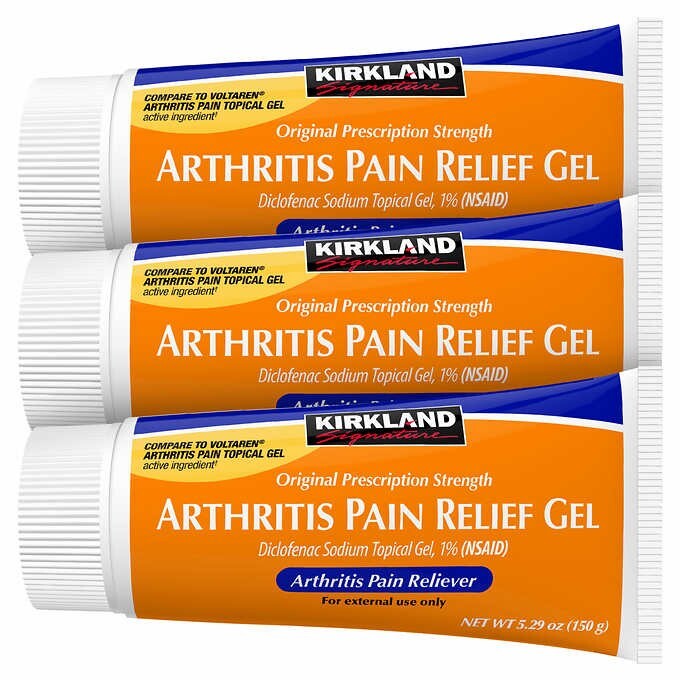 Kirkland Signature Arthritis Pain Relief Gel 15.87 oz Compare to