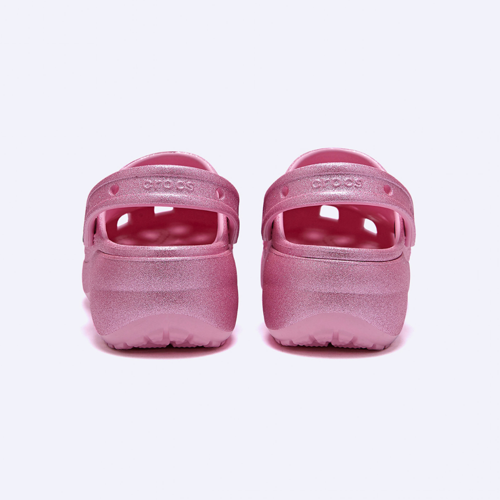 CROCS【送料/関税込】Classic Platform Glitter Cloud NEW CROCS WOMENS CLASSIC PLATFORM GLITTER CLOG 207241-6WY