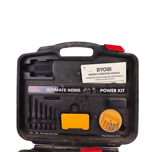 RYOBI COMMAND FORCE 12V DRILL and TORCH - needs new batteries - Picture 2 of 8