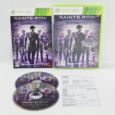 SAINTS ROW The Third Full Package Xbox 360 For Japan System