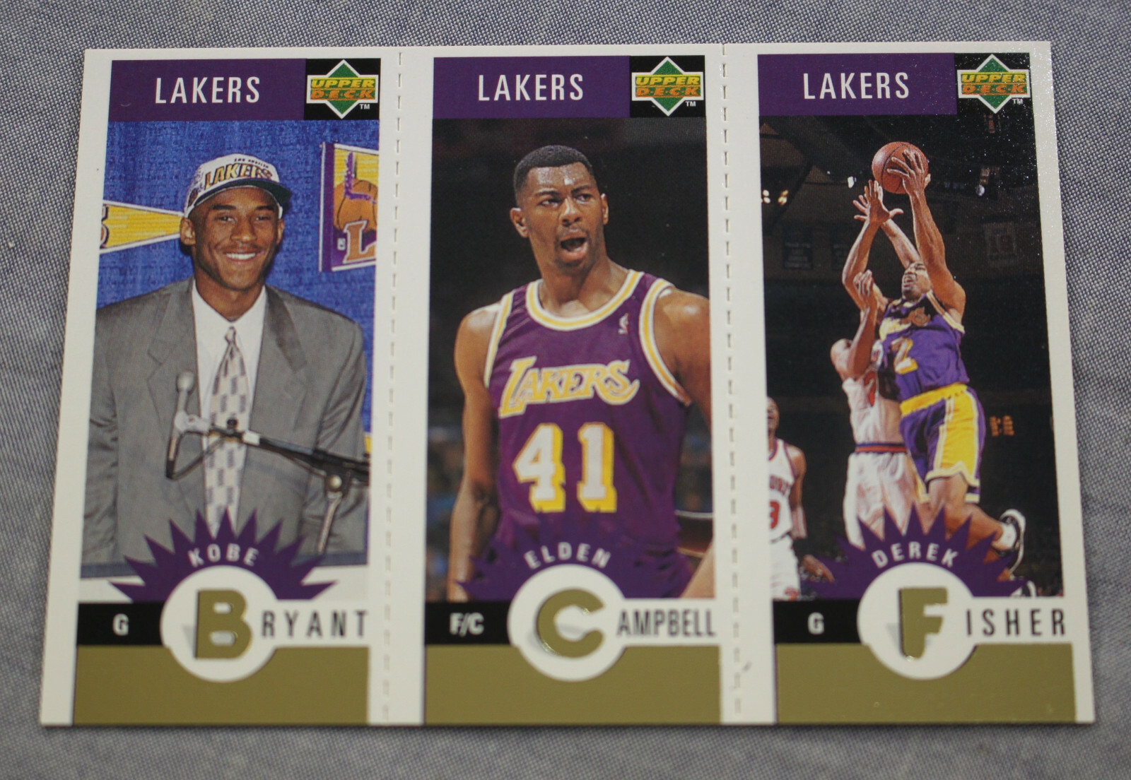 Kobe Bryant RC Lakers MVP Upper Deck Collector's Choice Mini GOLD Rookie L1  Mint | eBay