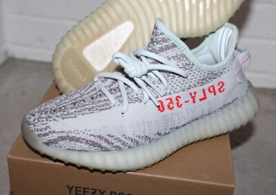 Adidas Yeezy Boost 350 V2 Low Blue Tint Size 6 B37571 Kanye