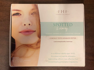 Farmhouse Fresh 1oz Spotted Leaving Vitamin Enhanced Illuminating Serum FHF New