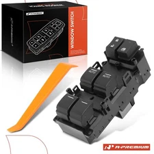 A-Premium Front LH LH Power Window Switch for Honda Pilot 2009 2010 2011 EX EX-L