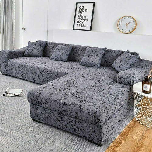 1 Pcs Sofa Cover Elastic Couch Cover Sectional Chair Slipcover For Living Room - Imagen 14 de 46