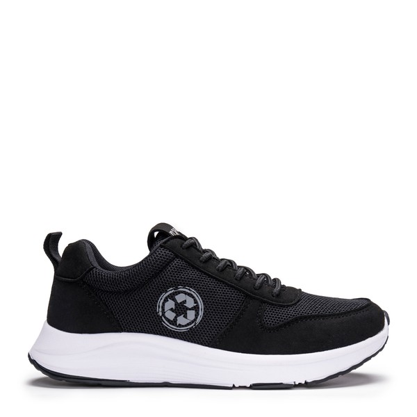 Zapatilla deportiva vegana para correr en PET reciclado parte inferior con cordones acolchada transpirable