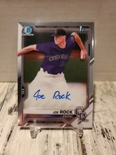 2021 Bowman Chrome 1st Joe Rock Base Auto Rockies HOT ROOKIE RC Autograph C1