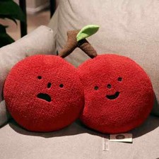 35/40cm Pillow Doll Soft Cherry Apple Pear Peach Lemon Plush Toys for Kids Gifts