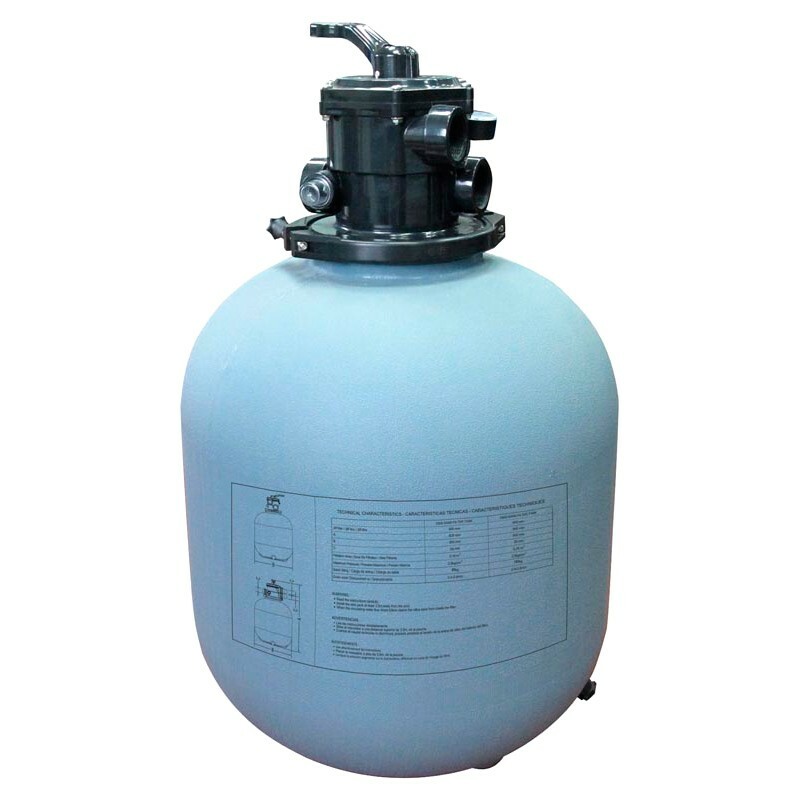 Filtro Independiente Soplado Top 12.000 L/H Para Piscina Gre Fis600