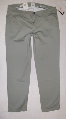 BRAX CADIZ Herren  Hose Straight Fit  Ultralight W 38 L30 oliv 99,95    NEU