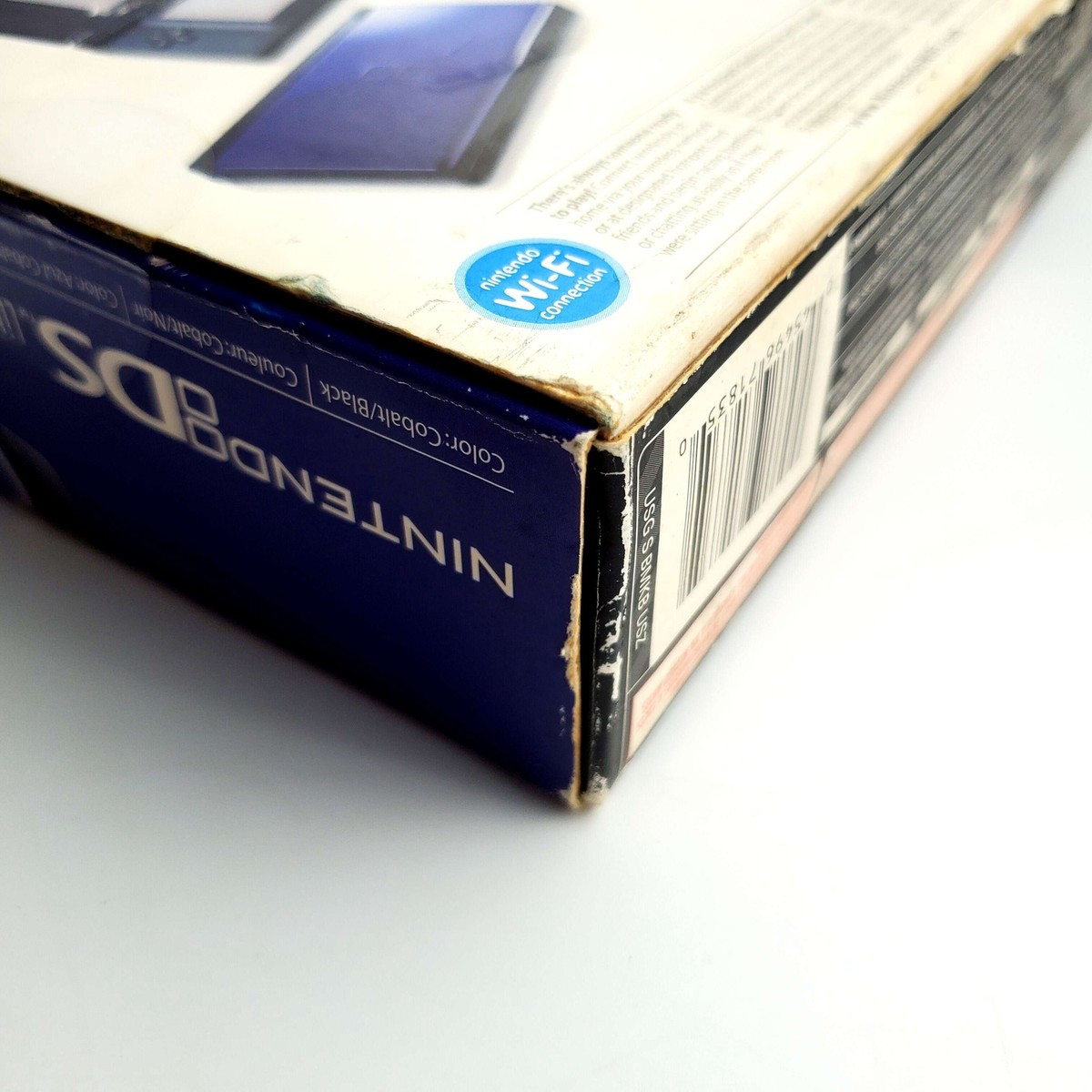 Box Only) Cobalt & Black Console System - Nintendo DS Lite