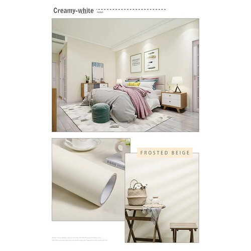 Modern Gray Self Adhesive Wallpaper Room Mural Decals Home Decor Waterproof - Bild 11 von 47