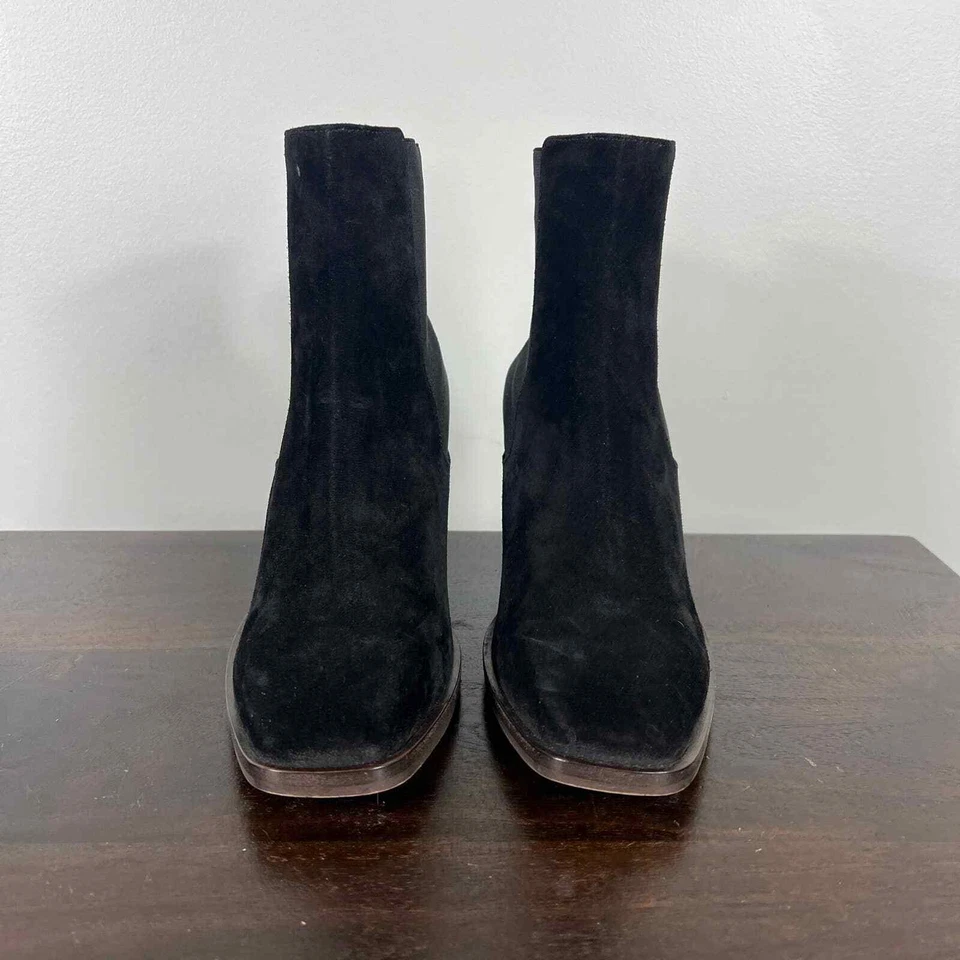BOTINES CLÁSICOS RAG & BONE AXEL CHELSEA GAMUZA NEGRA TALLA 36.5 NUEVOS SIN CAJA Foto 3 de 4