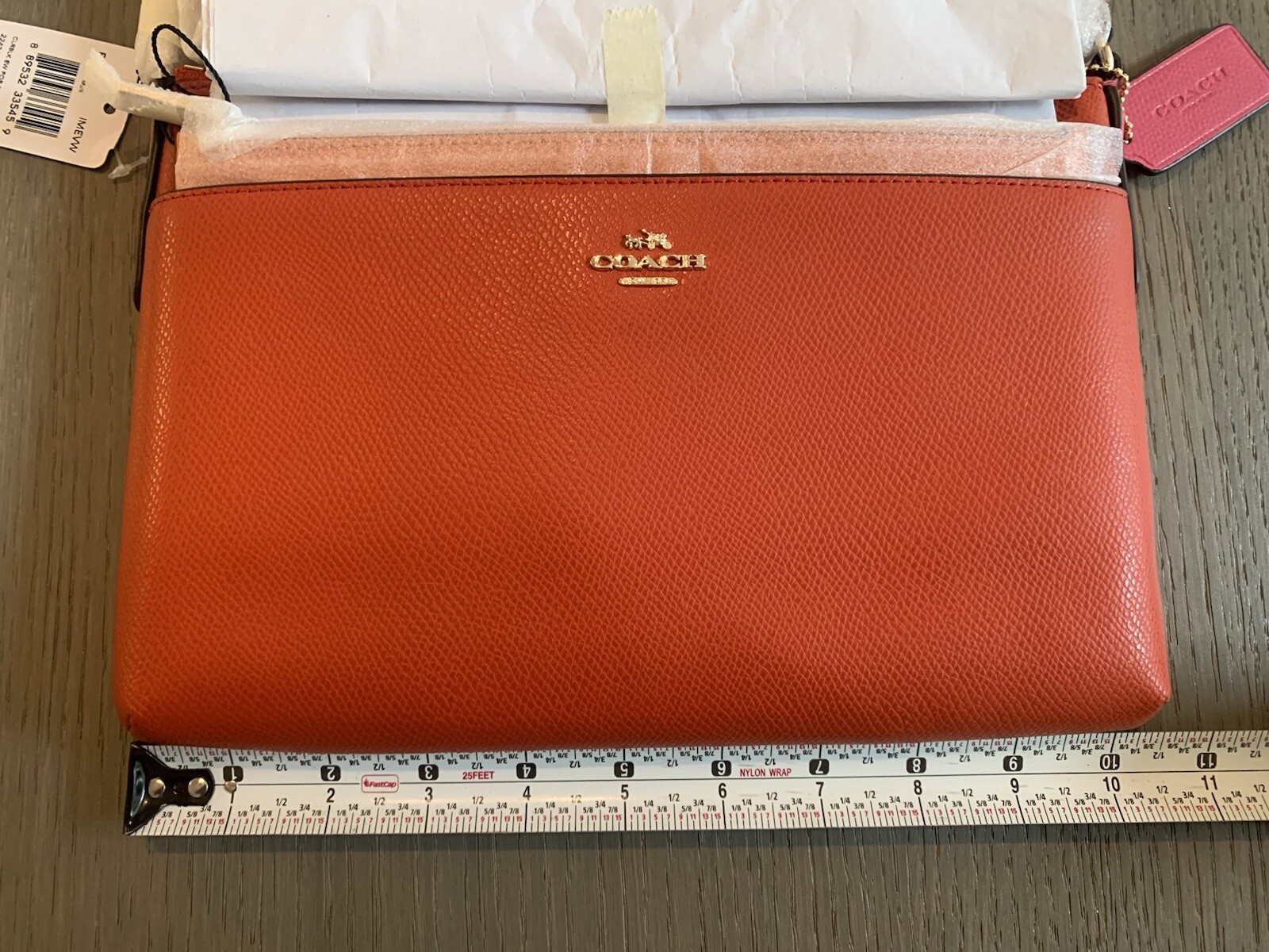 COACH Leather Crossbody Bag with Adjustable Strap  -image