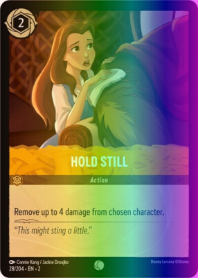 Lorcana Hold Still (28/216) Rise of the Floodborn NM FOIL