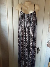 SO Junior Smocked Bodice Tiered Maxi Dress Size XL NEW WITH TAGS