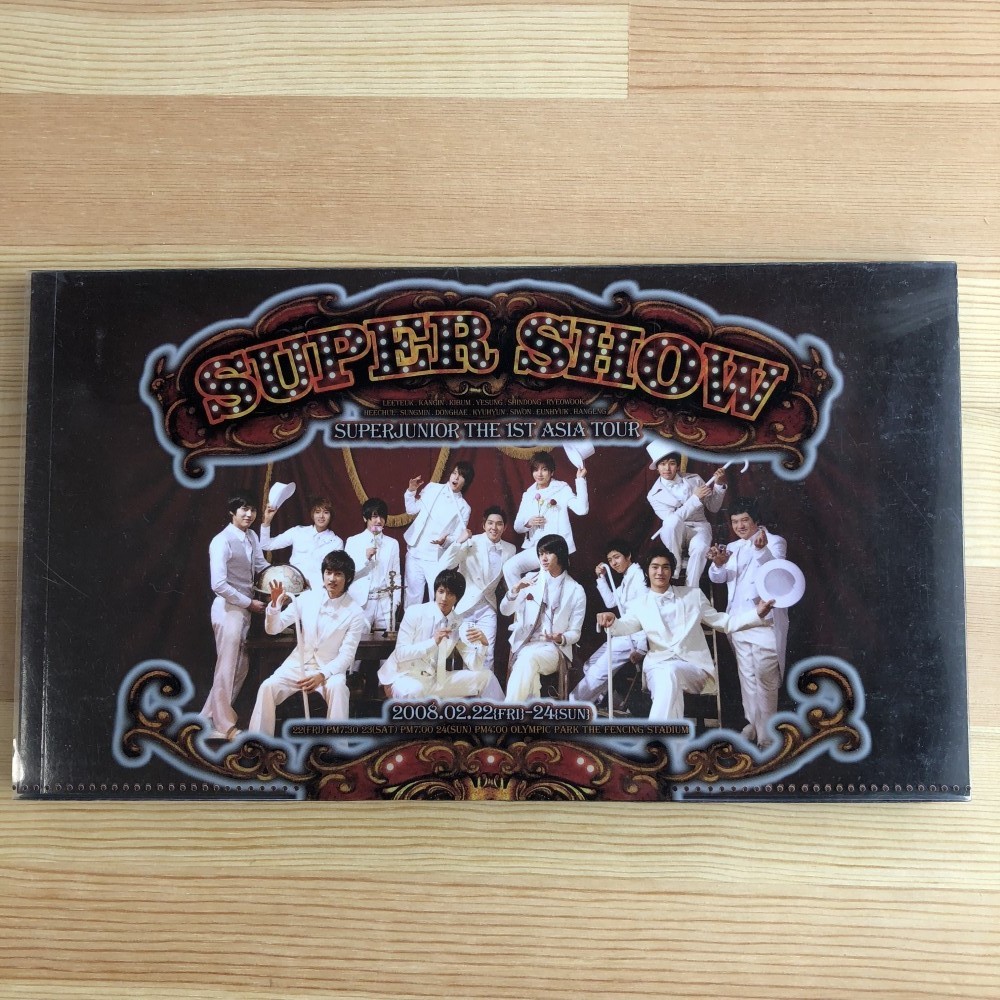 SUPER JUNIOR 1ST CONCERT 2 DVD + booklet Super Show | eBay