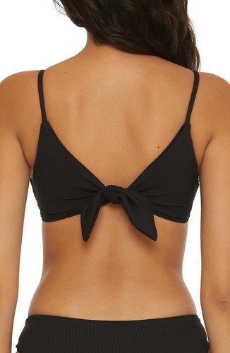 Becca Women's Modern Edge Buckle Reversible Bikini Top Size Small - Picture 2 of 2