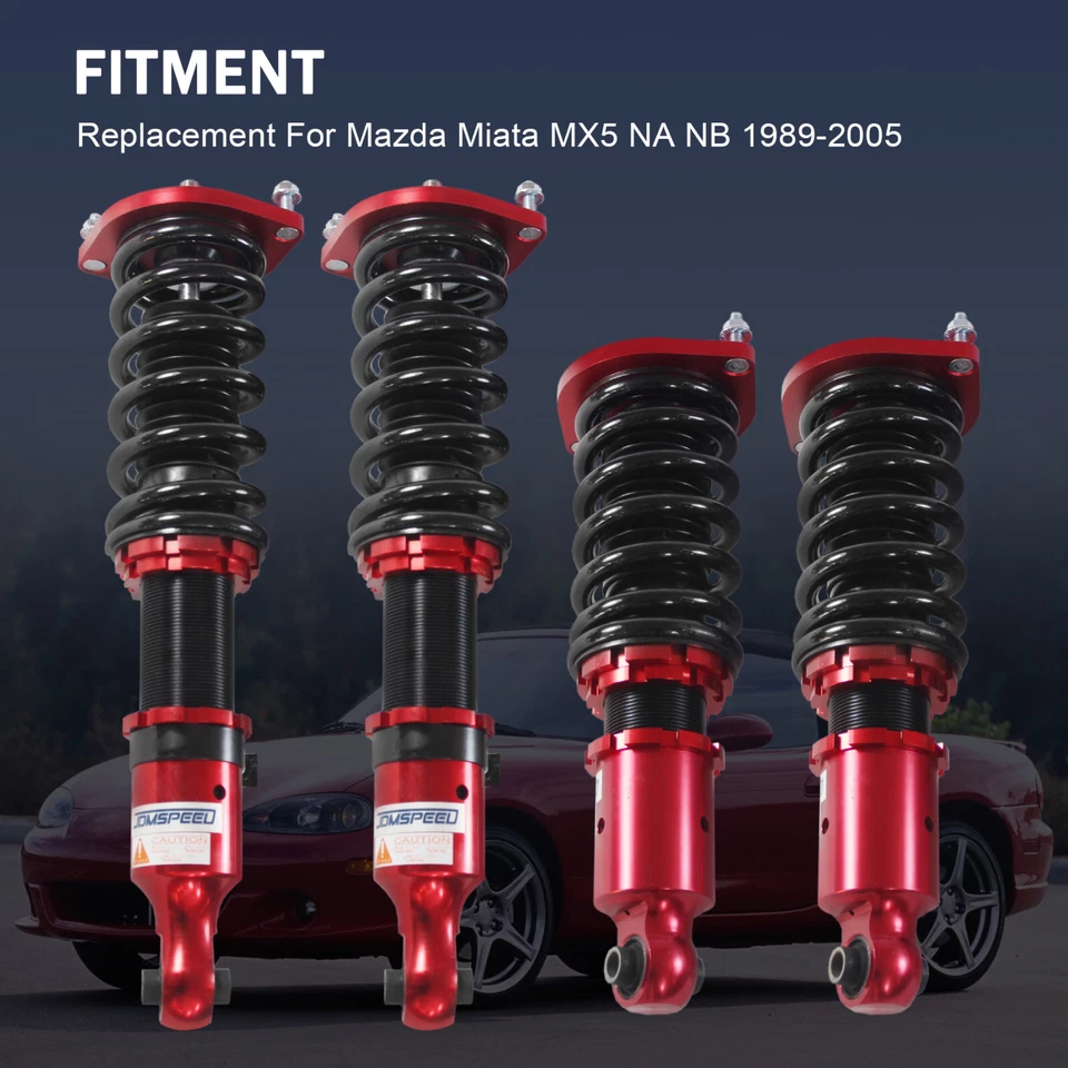 COILOVER Suspension KIT FOR Mazda Miata MX5 NA NB 1990-2005 Shock Struts - Image 3 of 4
