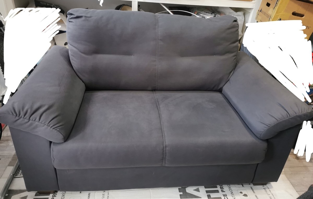 Ikea Knislinge 2 Seater Grey Sofa | eBay UK