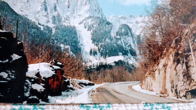 BEAUTIFUL POST CARD MOUNT INDEX STEVENS PASS WASHINGTON