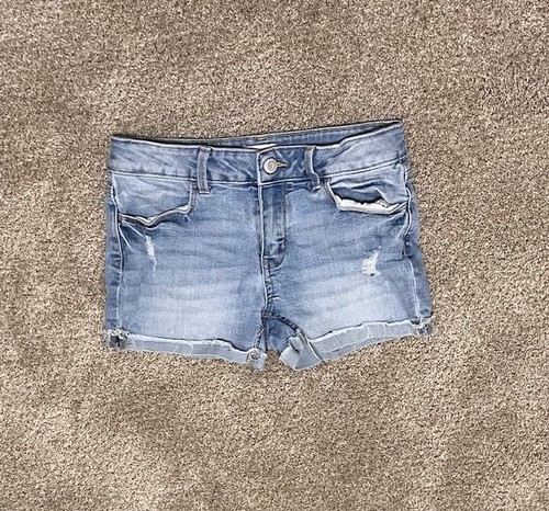 2 pairs teens cute jean shorts, short shorts, size 14, from SO - Picture 4 of 5