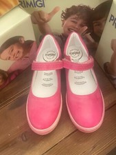 Primigi 'Morin' Girl's  Pink Leather Mary-Jane Shoes UK 11.5 SALE £16.99       