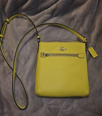 Coach Crossbody Women's Purse Yellow