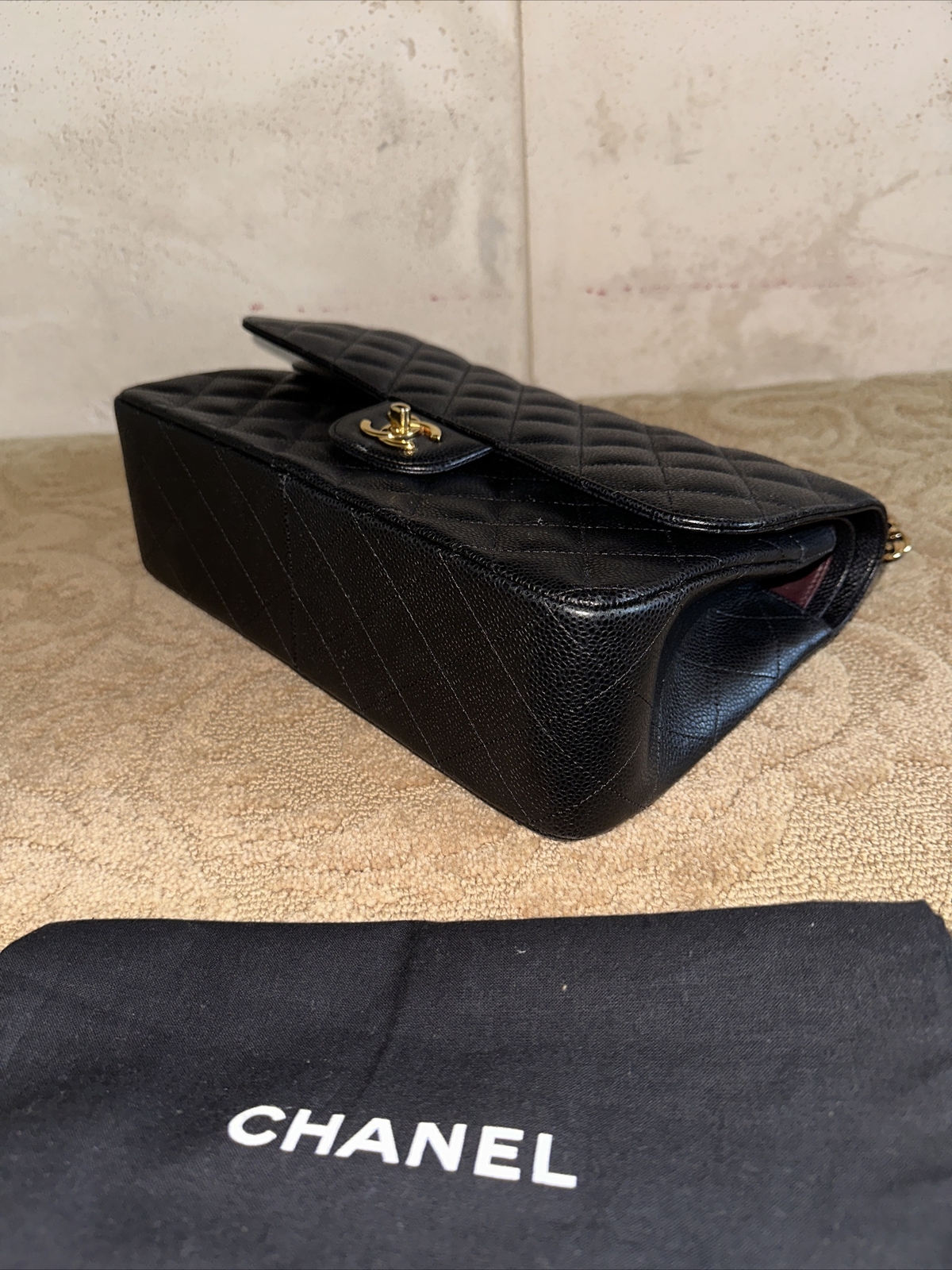 100% AUTHENTIC CHANEL CLASSIC Large DOUBLE FLAP w… - image 19