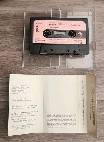 Third World Journey To Addis Label: Island Records Tape Cassette Reggae Album - Picture 4 of 4