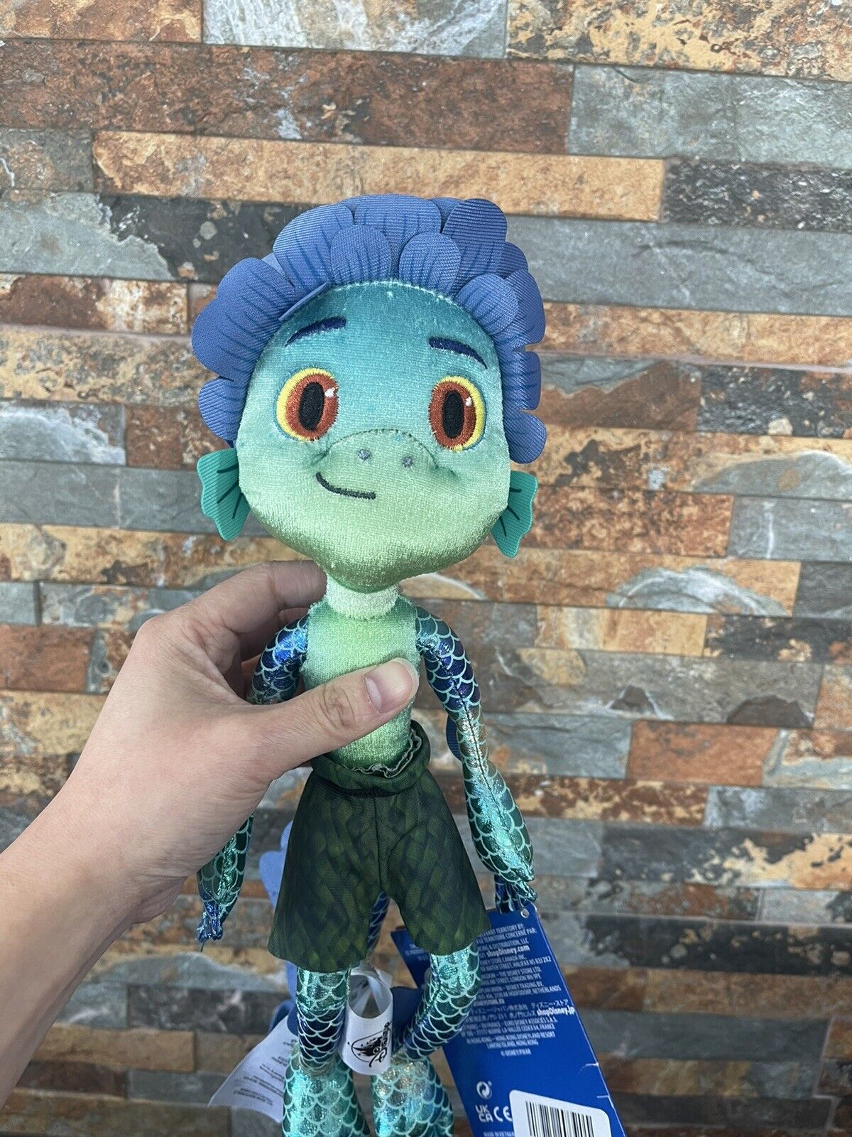 Disney's Luca Pixar Luca Paguro Sea Monster Stuffed Doll Kid Toy Authentic  NEW