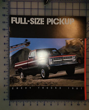 1987 Chevrolet Pickup Truck Brochure 4x4
