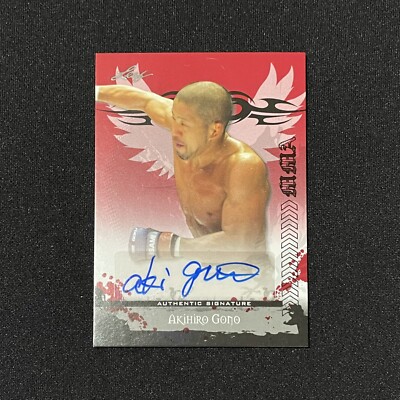 2010 Leaf MMA Akihiro Gono Auto Autograph Red #AUAG1