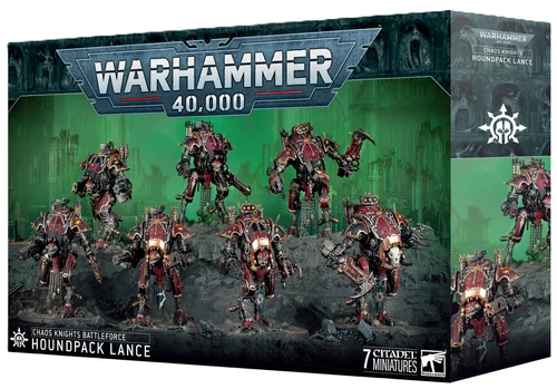 Houndpack Lance Battleforce (New) - Warhammer 40k Chaos Knights (Pre-Order) 6/23