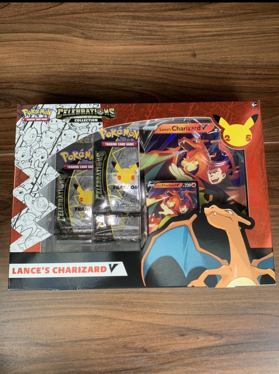 Pokemon 25th Anniversary Celebrations Lances Charizard V Box | eBay