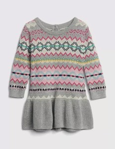 peplum sweater dress