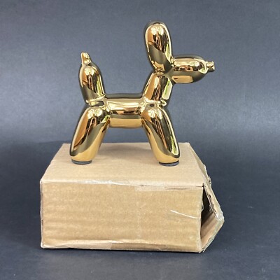 Ardax - Metallic Gold - Balloon Dog Ornamental Home Decor - New Open Box!