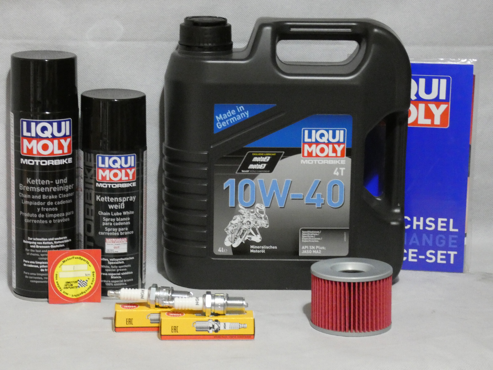 Maintenance Set Kawasaki Z 400 G Oil Oil Filter Spark Plug Service Inspection
