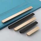 Brushed Brass Kitchen Pulls Drawer Handle knobs dresser pulls cupboard hardware