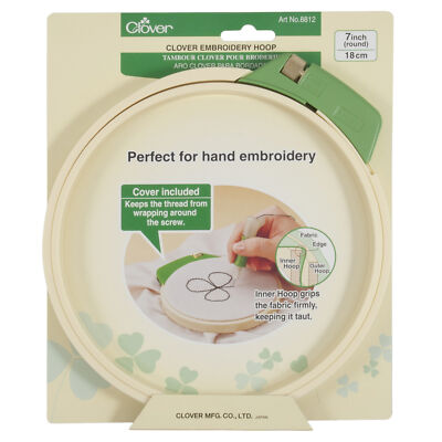 Clover Hoop: Stickerei: 18 cm oder 7,08 Zoll (3)