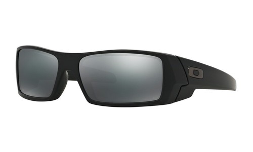 Oakley GasCan Sunglasses 24-435 Matte Black Frame Black Iridium Lens 60 mm - 第 1/4 張圖片