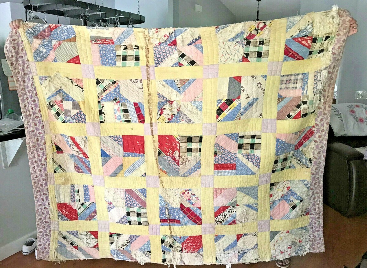 トップス nude vintage American Patchwork Quilt s-l1200.jpg