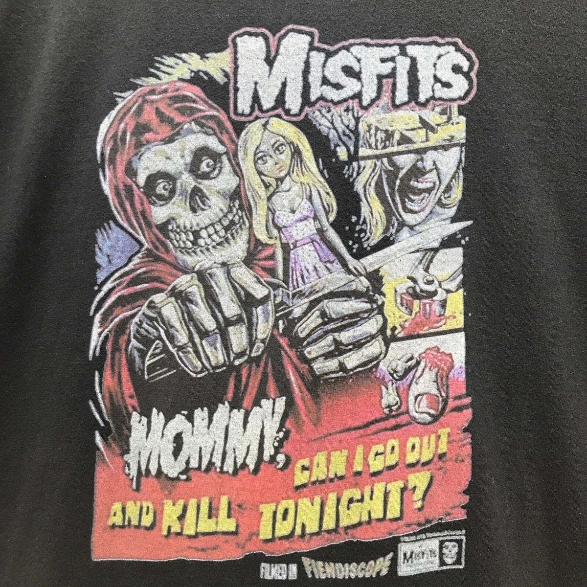 Misfits Mommy Can I Go Out And Kill Tonight T-Shirt Adult XXXL Black Short Sleev