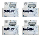 Gillette Skinguard For Sensitive Skin Razor Blade Refills - 16 Cartridges (4x4)